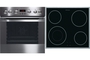 Kuchnia z płytą ceramiczną Electrolux EON 33100 X+EHC 60040 X