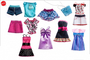 Mattel Barbie Kolekcja ubrań N4875