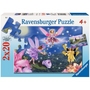 puzzle RAVEN 2X20 EL WRÓŻKI I JEDNOROŻCE